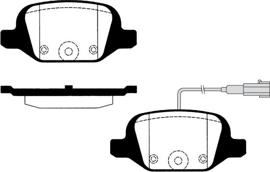 Raicam RA.0609.1 - Тормозные колодки, дисковые, комплект autospares.lv