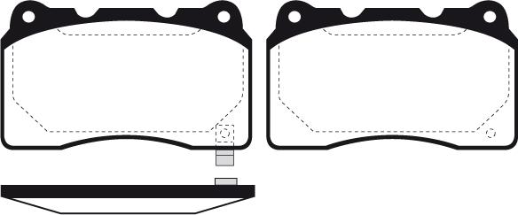 Raicam RA.0604.9 - Тормозные колодки, дисковые, комплект autospares.lv