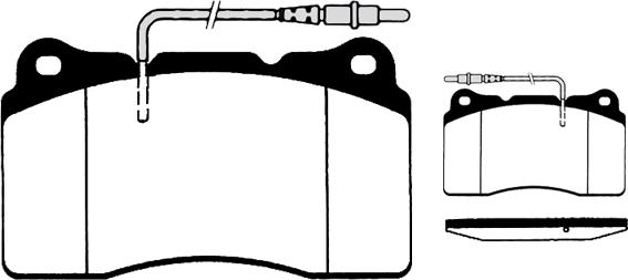 Raicam RA.0604.1 - Тормозные колодки, дисковые, комплект autospares.lv