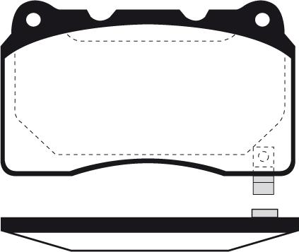 LPR 5P1773 - Тормозные колодки, дисковые, комплект autospares.lv