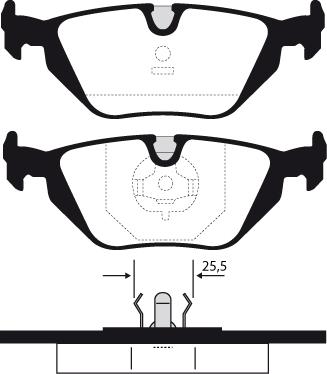 Raicam RA.0606.0 - Тормозные колодки, дисковые, комплект autospares.lv