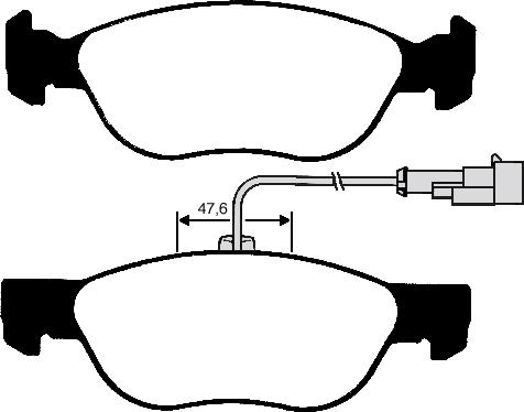 RHIAG 34206 - Тормозные колодки, дисковые, комплект autospares.lv