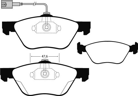 Raicam RA.0615.2 - Тормозные колодки, дисковые, комплект autospares.lv