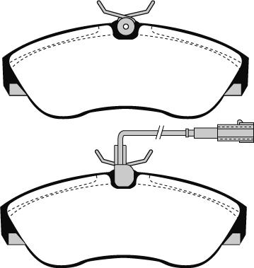 FIAT 0000009948629 - Тормозные колодки, дисковые, комплект autospares.lv