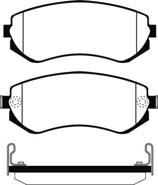 Raicam RA.0613.0 - Тормозные колодки, дисковые, комплект autospares.lv