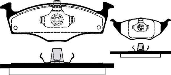 Raicam RA.0684.0 - Тормозные колодки, дисковые, комплект autospares.lv