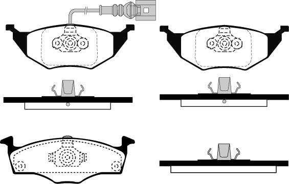 Raicam RA.0684.2 - Тормозные колодки, дисковые, комплект autospares.lv