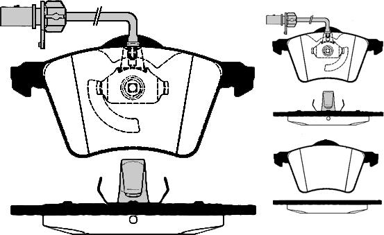 Raicam RA.0687.0 - Тормозные колодки, дисковые, комплект autospares.lv