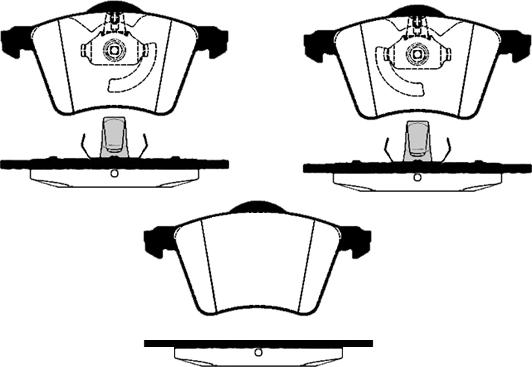 Raicam RA.0687.2 - Тормозные колодки, дисковые, комплект autospares.lv