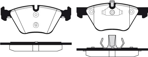 Raicam RA.0632.7 - Тормозные колодки, дисковые, комплект autospares.lv