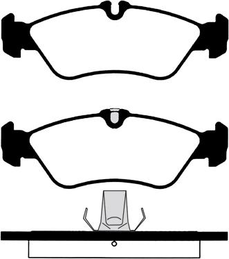 Spidan 32212 - Тормозные колодки, дисковые, комплект autospares.lv