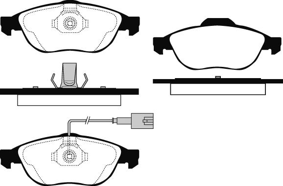 Spidan 32763 - Тормозные колодки, дисковые, комплект autospares.lv