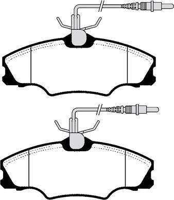 Raicam RA.0621.0 - Тормозные колодки, дисковые, комплект autospares.lv