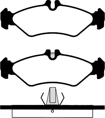 WWA 21622 - Тормозные колодки, дисковые, комплект autospares.lv