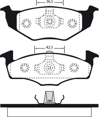 Raicam RA.0623.2 - Тормозные колодки, дисковые, комплект autospares.lv