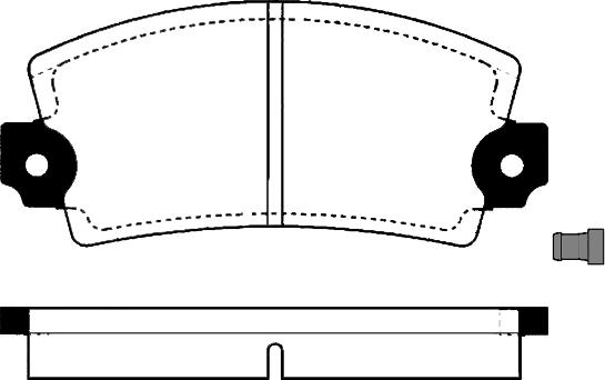 Raicam RA.0086.5 - Тормозные колодки, дисковые, комплект autospares.lv