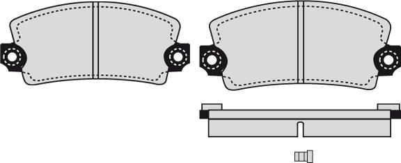 Raicam RA.0086.3 - Тормозные колодки, дисковые, комплект autospares.lv