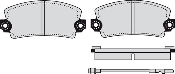 Raicam RA.0086.2 - Тормозные колодки, дисковые, комплект autospares.lv