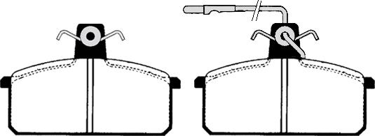 Raicam RA.0191.2 - Тормозные колодки, дисковые, комплект autospares.lv