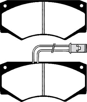 Remsa BPM0047.22 - Тормозные колодки, дисковые, комплект autospares.lv