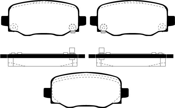 Raicam RA.0109.0 - Тормозные колодки, дисковые, комплект autospares.lv