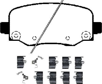 Raicam RA.0109.1K1 - Тормозные колодки, дисковые, комплект autospares.lv