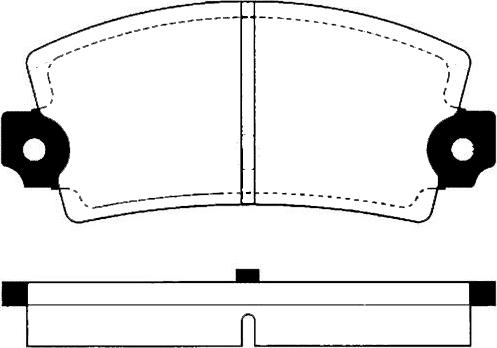 BENDIX 571475 - Тормозные колодки, дисковые, комплект autospares.lv