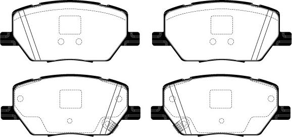 Raicam RA.0110.7 - Тормозные колодки, дисковые, комплект autospares.lv