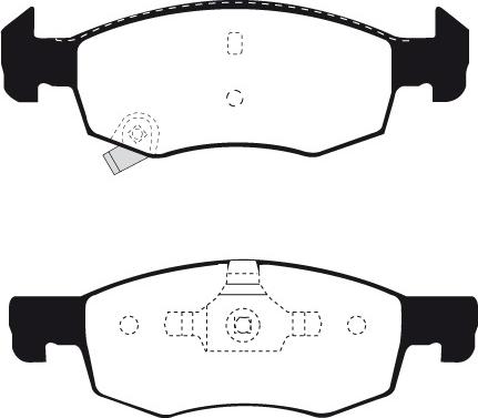 Valeo 302422 - Тормозные колодки, дисковые, комплект autospares.lv