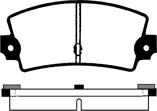 Raicam RA.0131.0 - Тормозные колодки, дисковые, комплект autospares.lv