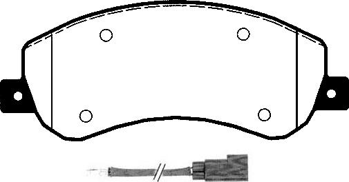 TRUPART DP41475RS - Тормозные колодки, дисковые, комплект autospares.lv