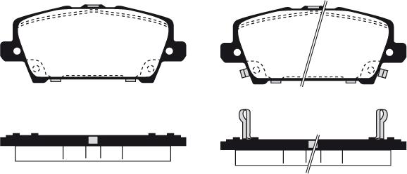 Raicam RA.0850.0 - Тормозные колодки, дисковые, комплект autospares.lv