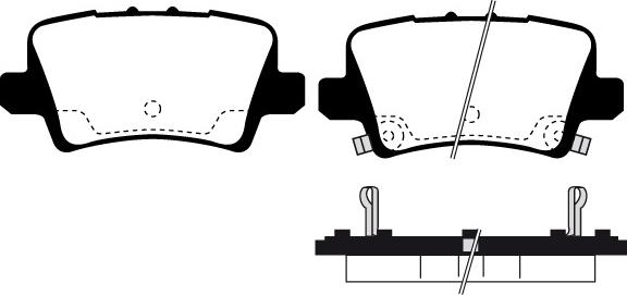 Raicam RA.0851.0 - Тормозные колодки, дисковые, комплект autospares.lv