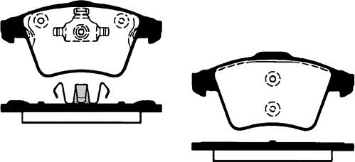 Raicam RA.0857.5 - Тормозные колодки, дисковые, комплект autospares.lv