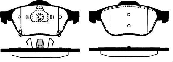 Raicam RA.0809.0 - Тормозные колодки, дисковые, комплект autospares.lv