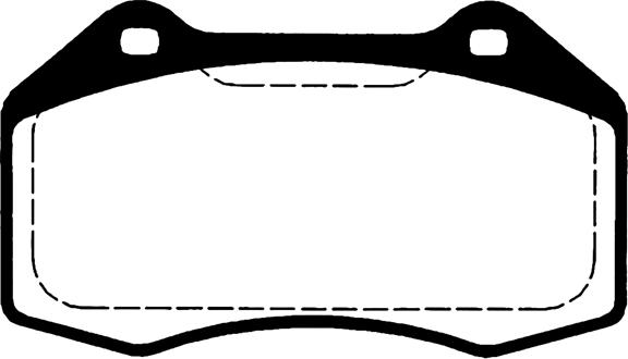 Triscan FDB1667 - Тормозные колодки, дисковые, комплект autospares.lv