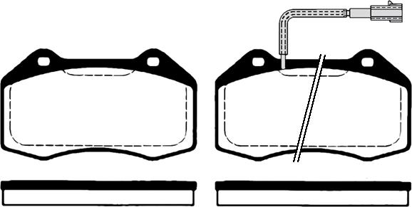 Raicam RA.0801.2 - Тормозные колодки, дисковые, комплект autospares.lv