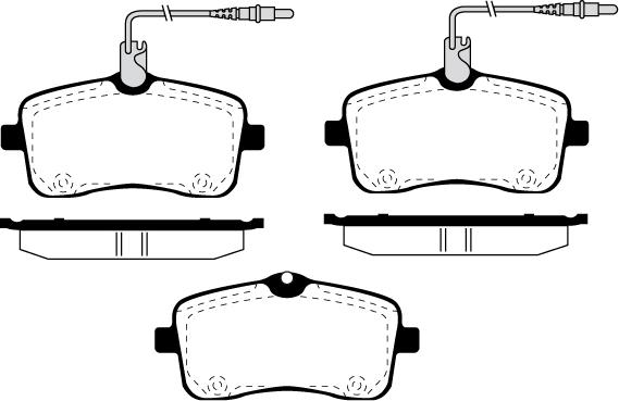 Raicam RA.0839.2 - Тормозные колодки, дисковые, комплект autospares.lv