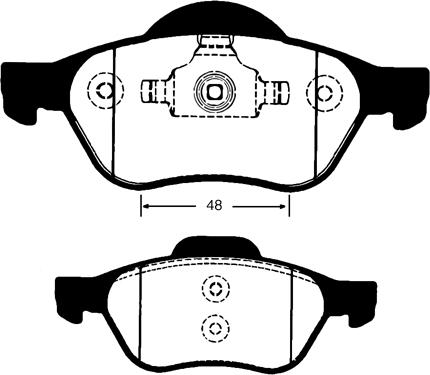 Raicam RA.0823.0 - Тормозные колодки, дисковые, комплект autospares.lv