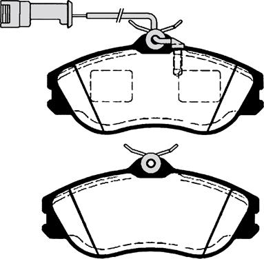 SACHS 111_0258A - Тормозные колодки, дисковые, комплект autospares.lv