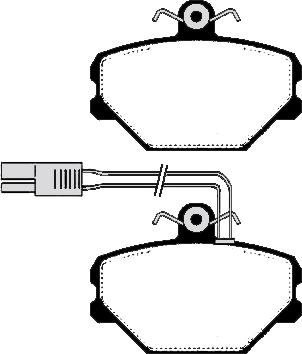 Raicam RA.0349.0 - Тормозные колодки, дисковые, комплект autospares.lv