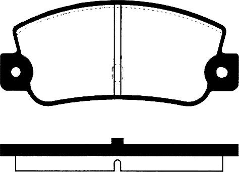 MGA MGA179 - Тормозные колодки, дисковые, комплект autospares.lv