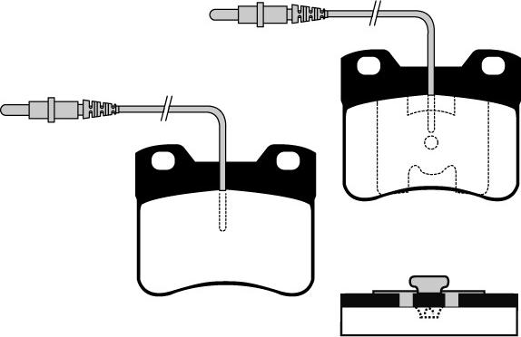 Raicam RA.0343.0 - Тормозные колодки, дисковые, комплект autospares.lv