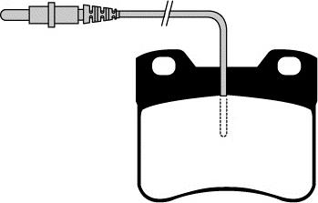 Motaquip VXL495 - Тормозные колодки, дисковые, комплект autospares.lv