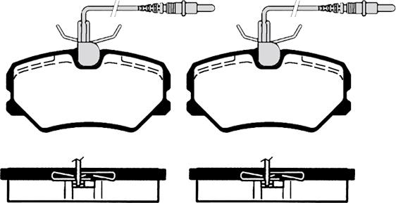 Raicam RA.0347.1 - Тормозные колодки, дисковые, комплект autospares.lv