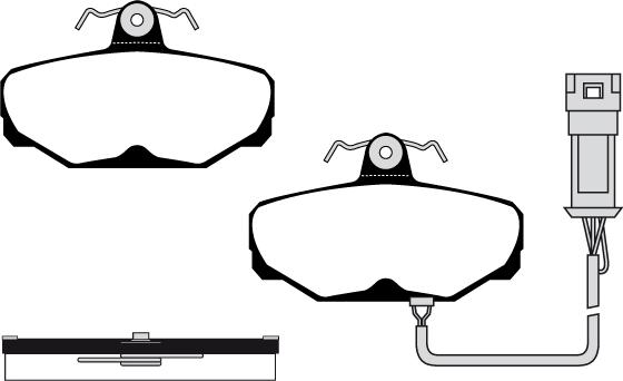 Raicam RA.0319.0 - Тормозные колодки, дисковые, комплект autospares.lv