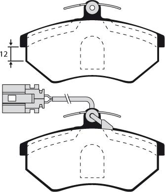 Raicam RA.0310.4 - Тормозные колодки, дисковые, комплект autospares.lv