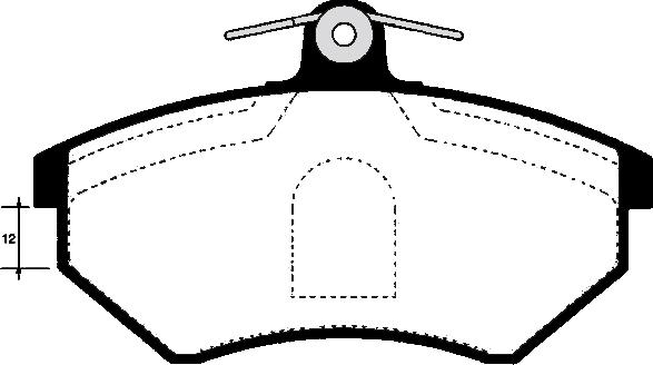 Raicam RA.0310.0 - Тормозные колодки, дисковые, комплект autospares.lv