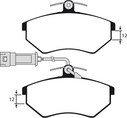 Raicam RA.0310.1 - Тормозные колодки, дисковые, комплект autospares.lv