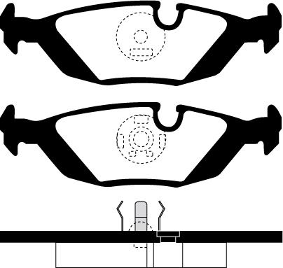 Raicam RA.0311.0 - Тормозные колодки, дисковые, комплект autospares.lv